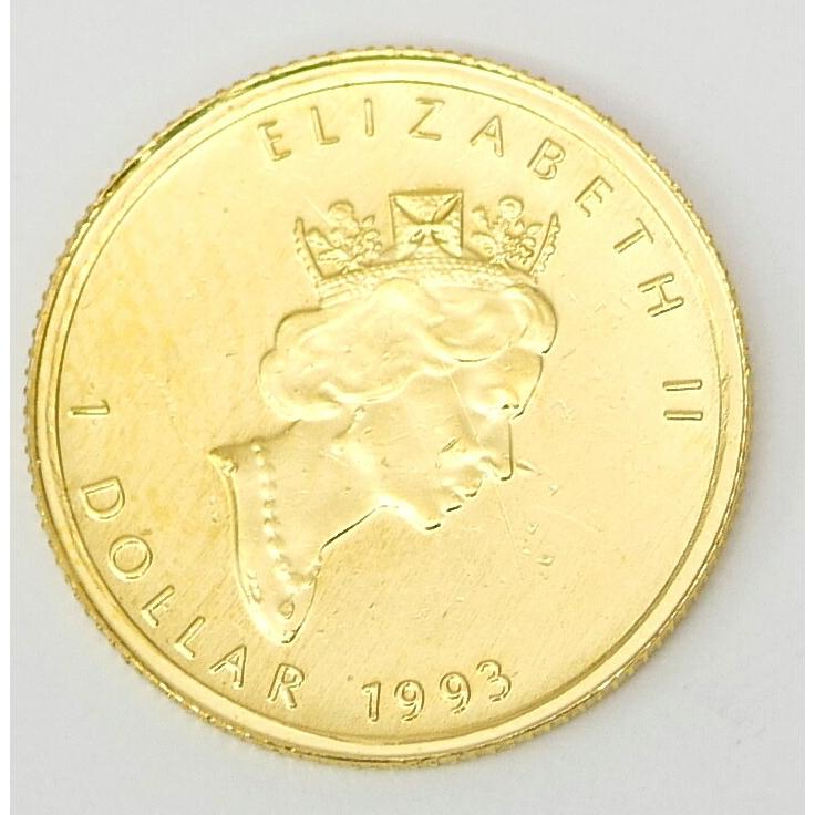 メイプルリーフ金貨 1/20oz 1993年 メープルリーフ金貨 1/20オンス