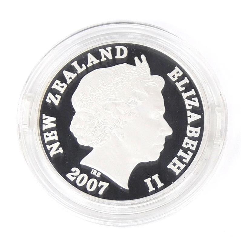 ニュージーランド 1ドル プルーフ銀貨 2007年(70607) : 堀田商事質店