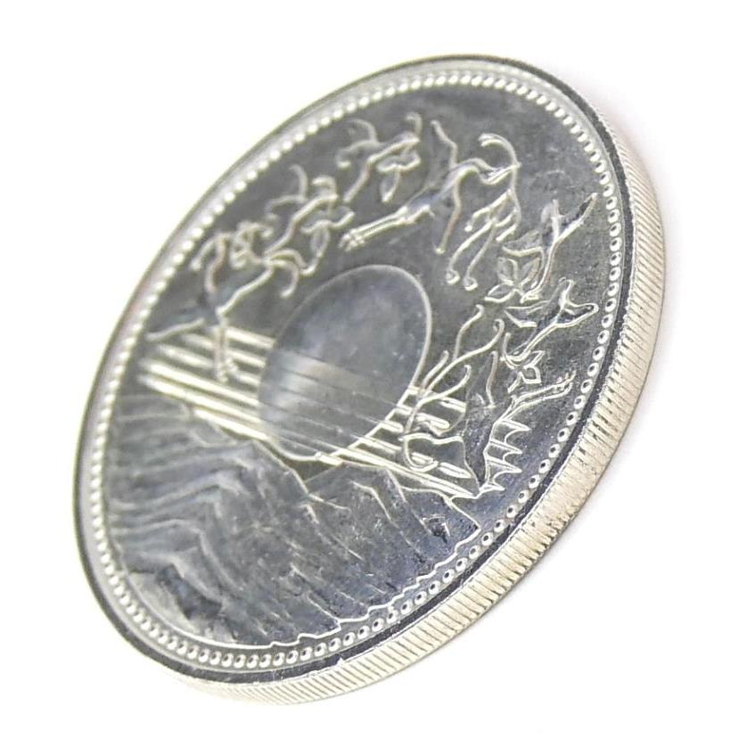 昭和61年 天皇陛下御在位60年1万円銀貨 パックなし 記念貨幣 記念硬貨