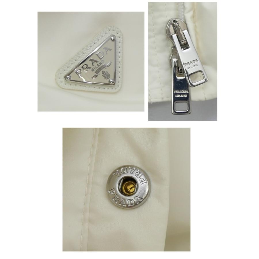 PRADA（プラダ） ファー付きダウンコート 白 【中古】(70628) : 堀田