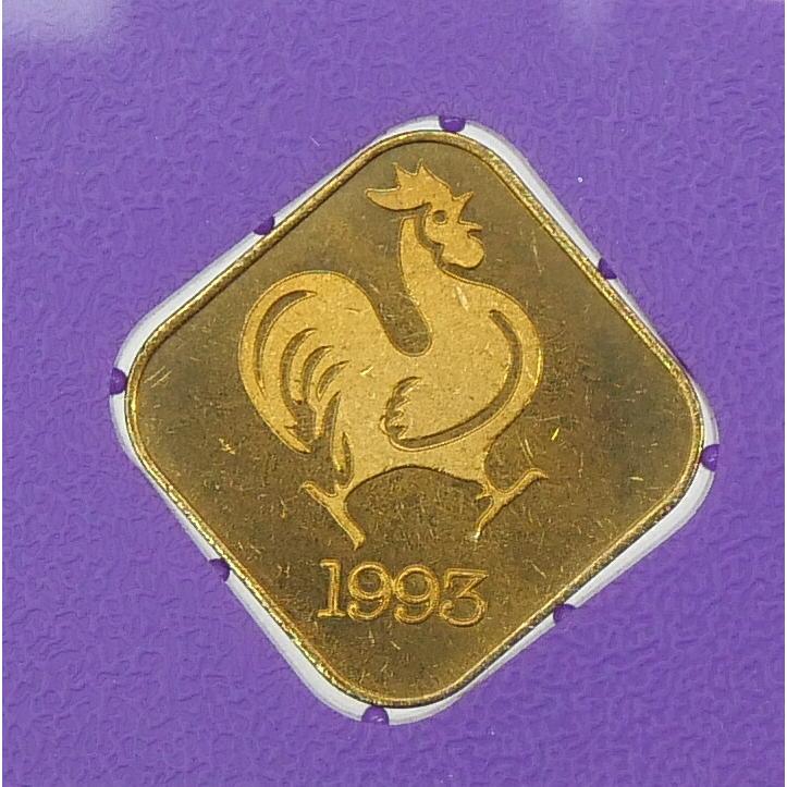貨幣セット 皇太子殿下御成婚記念500円白銅貨幣入り 1993年 平成5年