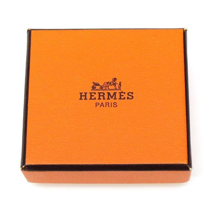 HERMES（エルメス） スカーフリング ケリー カデナ 黒×ゴールド 【中古