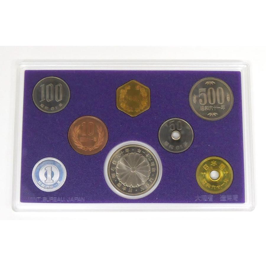 昭和61年 貨幣セット 天皇陛下御在位60年記念500円白銅貨入り 1986年