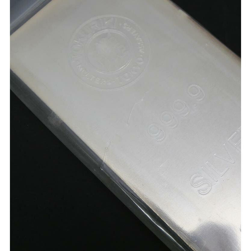 徳力本店 純銀インゴット ingot シルバーバー /シルバー/SV999.9 1000g