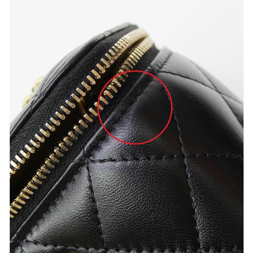 CHANEL（シャネル） バニティ チェーンショルダーバッグ マトラッセ 黒