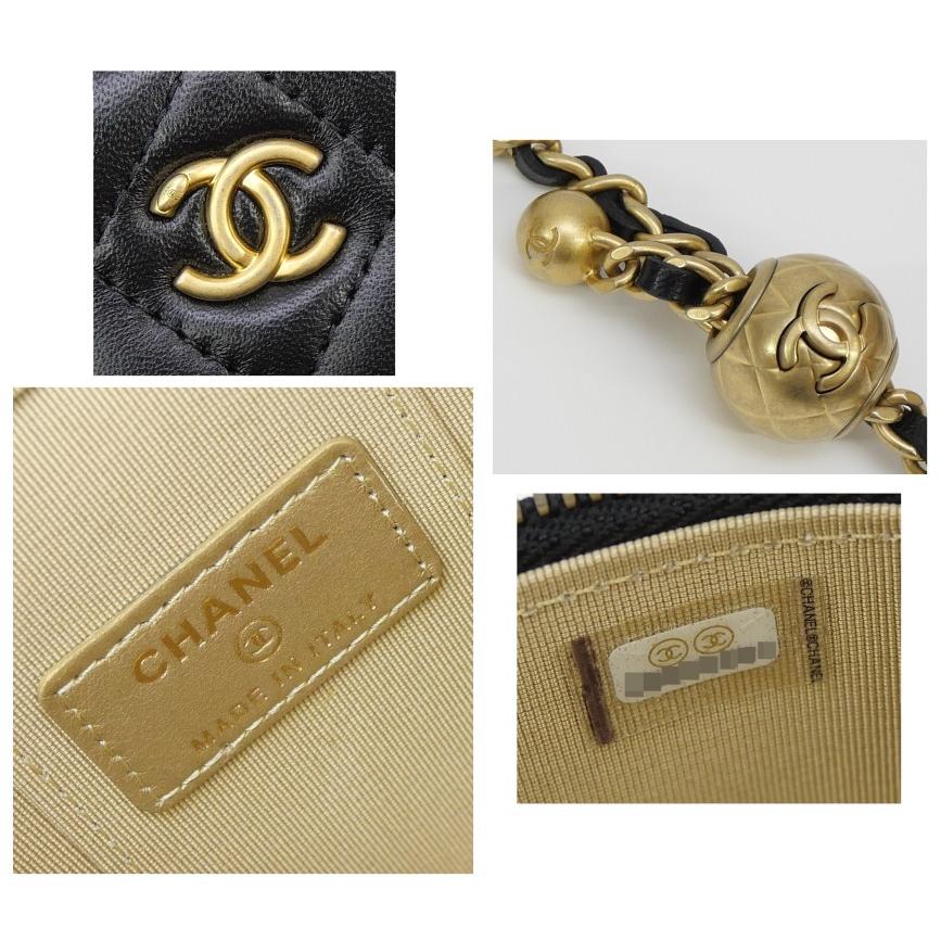 CHANEL（シャネル） バニティ チェーンショルダーバッグ マトラッセ 黒