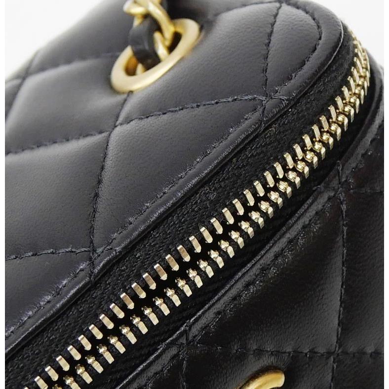 CHANEL（シャネル） バニティ チェーンショルダーバッグ マトラッセ 黒