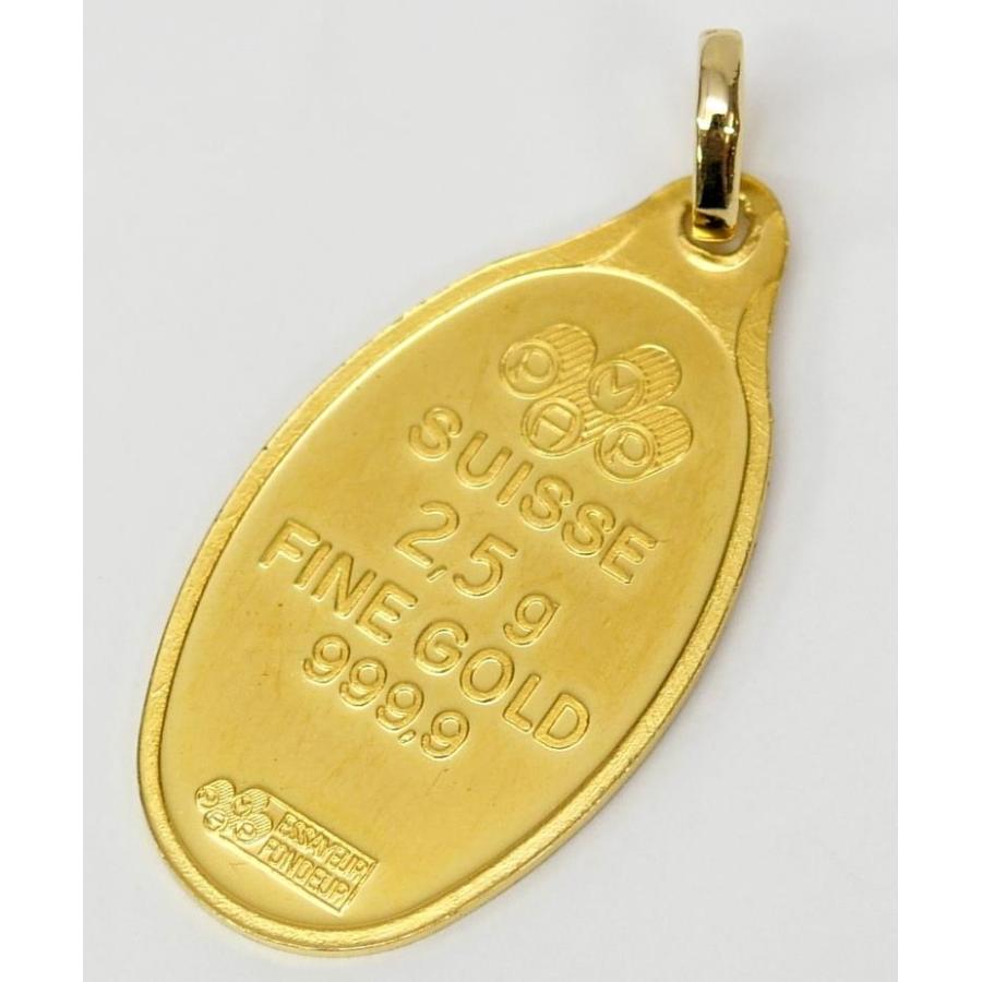 パンプ PAMP 純金インゴット 2.5g ペンダントトップ チャーム 金18