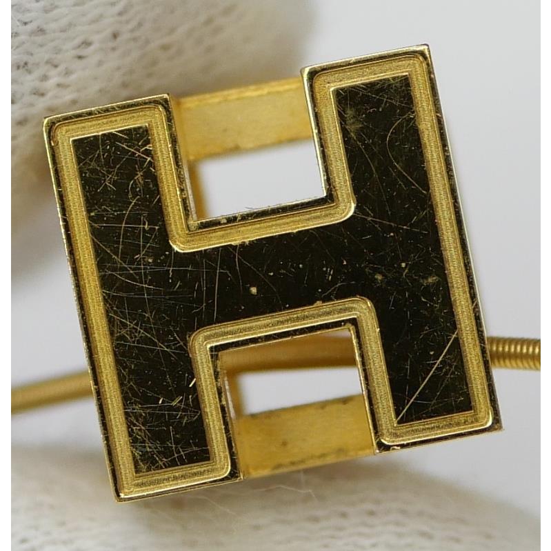 HERMES（エルメス） ネックレス カージュドアッシュ Hキューブ 白