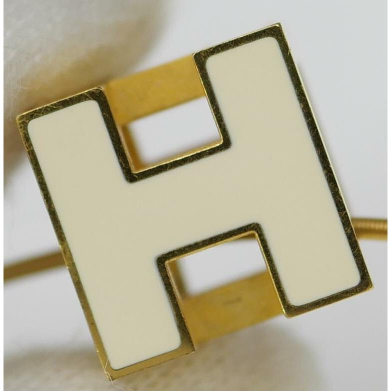 HERMES（エルメス） ネックレス カージュドアッシュ Hキューブ 白