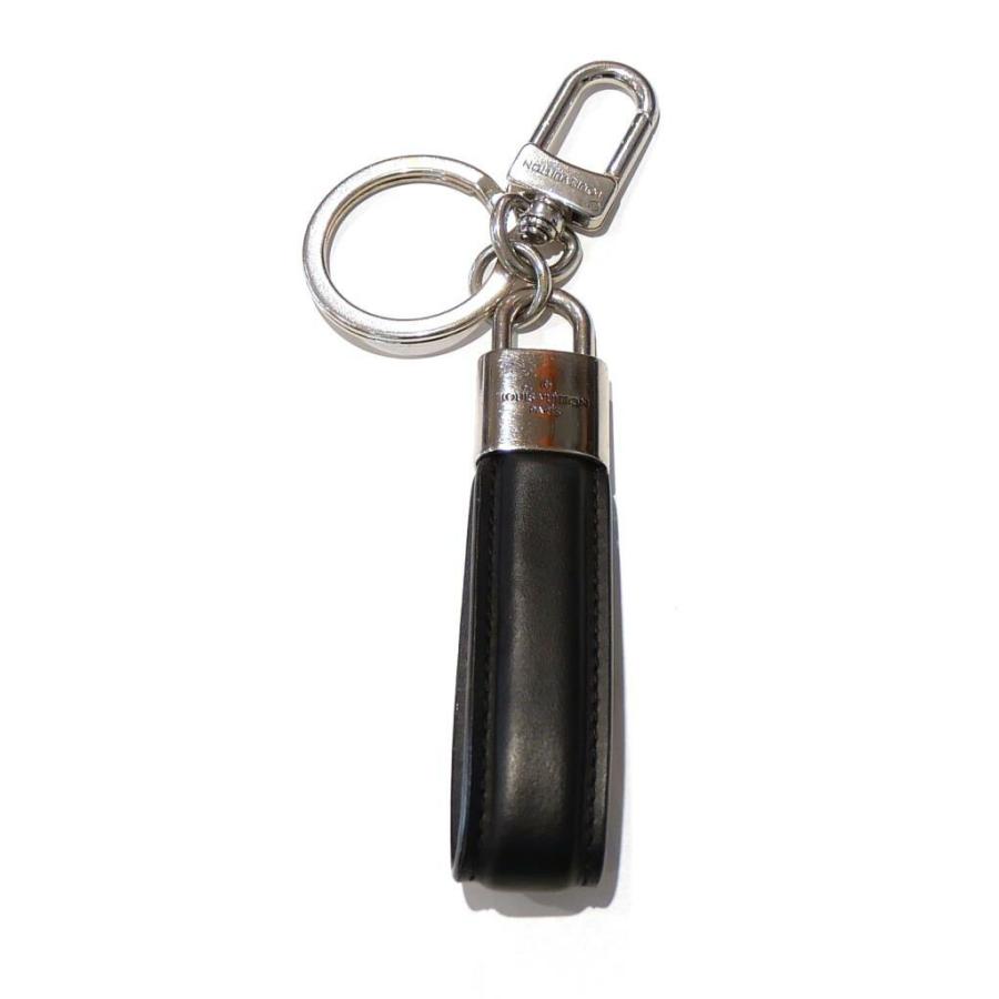 M00745 Louis Vuitton ブラックレザー キーホルダー LOUIS VUITTON（ルイ・ヴィトン） キーホルダー・LV パドロック M00745