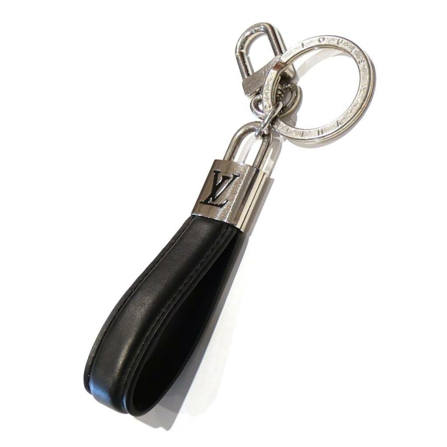 M00745 Louis Vuitton ブラックレザー キーホルダー LOUIS VUITTON（ルイ・ヴィトン） キーホルダー・LV パドロック M00745