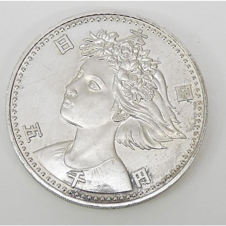 H2 大阪花博 5000円銀貨 記念貨幣 記念硬貨 大阪エキスポ EXPO’90 国際花と緑の博覧会 【中古】(70810)_4
