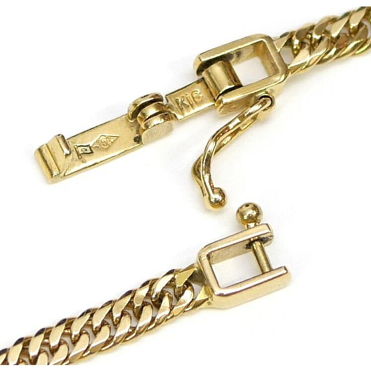 キヘイブレスレット 18金 喜平 6面W /ゴールド/K18YG 5.2g 18cm 【中古 