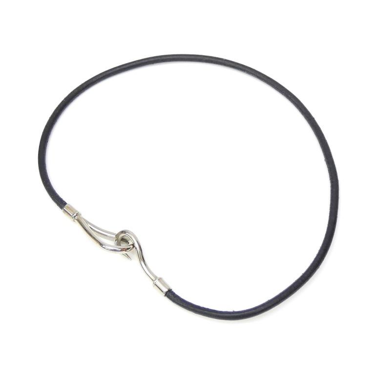 HERMES（エルメス） ジャンボ チョーカー ブレスレット 黒 【中古