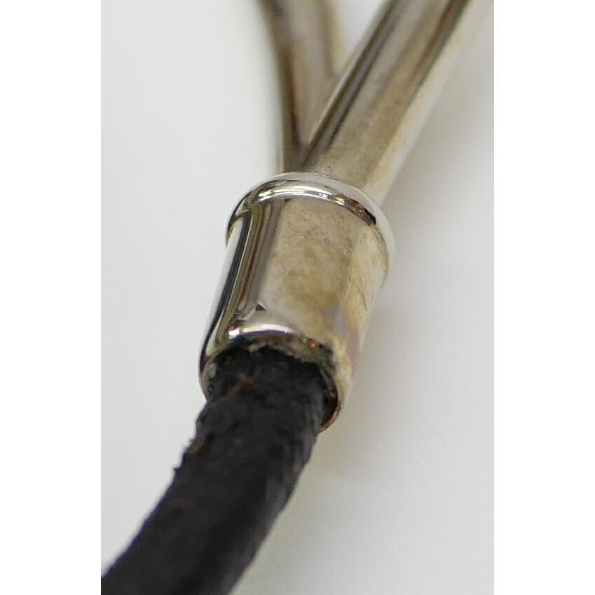 HERMES（エルメス） ジャンボ チョーカー ブレスレット 黒 【中古