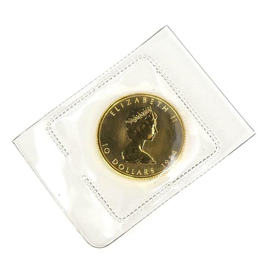 メイプルリーフ金貨 1/4oz メープルリーフ金貨 1/4オンス 1984年