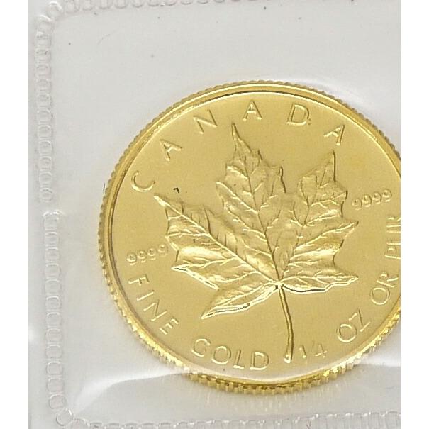 メイプルリーフ金貨 1/4oz メープルリーフ金貨 1/4オンス 1984年