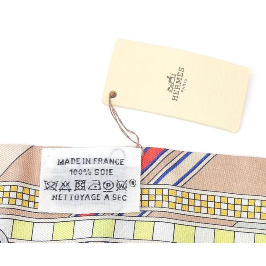 HERMES（エルメス） スカーフ ツイリー 馬勒とチャーム Brides et Gris