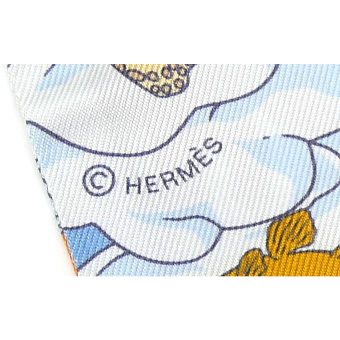 HERMES（エルメス） スカーフ ツイリー 私の雲 Sur Mon Nuage クレーム