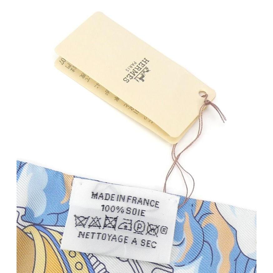 エルメス…ツイリーＫＥＲＲＹＥＮ ＰＥＲＬＥＳクレーム HERMES（エルメス） スカーフ ツイリー 私の雲 Sur Mon Nuage クレーム