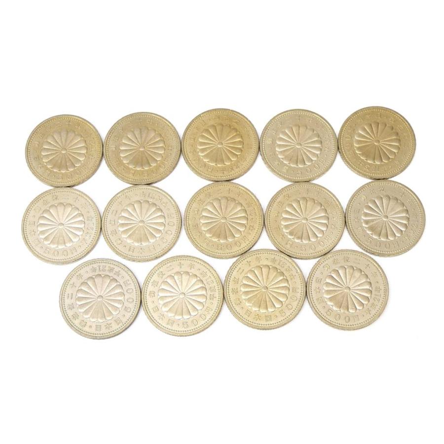 500円記念硬貨いろいろ 50枚セット 5種類 25000円分 記念貨幣 【中古
