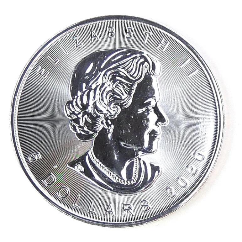 メイプルリーフ銀貨 1オンス 5枚セット 2020年 メイプルリーフ銀貨 1oz 2020年 メイプル銀貨 メープルリーフコイン