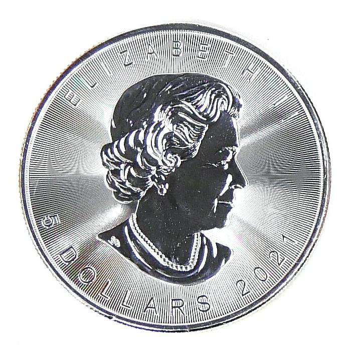 メイプルリーフ銀貨 1oz 2021年 メイプル銀貨 メープルリーフコイン