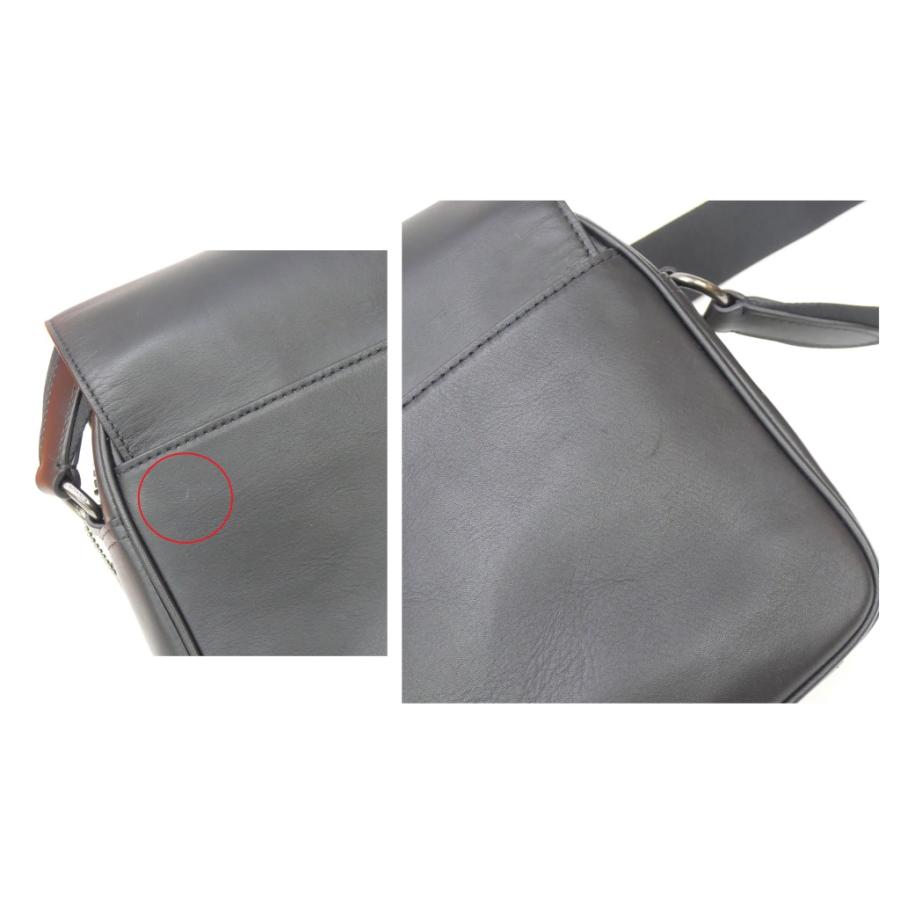 COACH（コーチ） ショルダーバッグ 黒 レザー 【中古】(71472) : 堀田