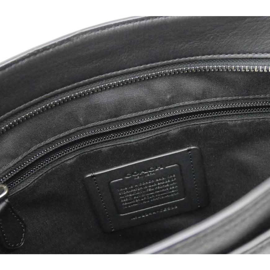 COACH（コーチ） ショルダーバッグ 黒 レザー 【中古】(71472) : 堀田