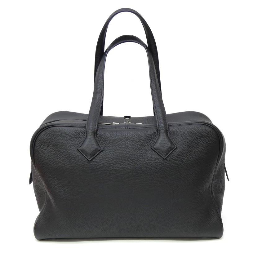 HERMES（エルメス） ボストンバッグ ヴィクトリア35 □R刻印 黒 トゴ