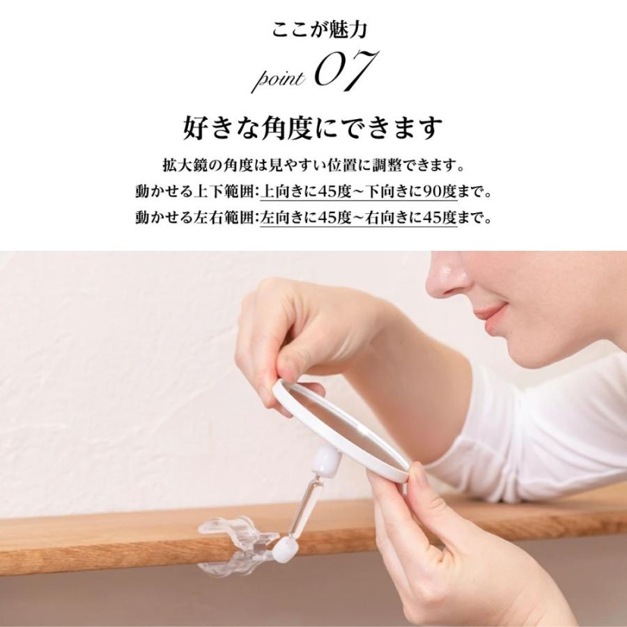 HORIUCHI MIRROR（ホリウチミラー） 堀内鏡工業 細部がはっきり見える