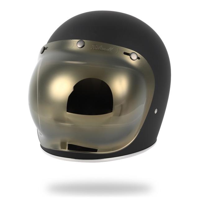 ゴールド フルフェイスヘルメット ミラーシールド Biltwell Biltwell 防曇 汎用バブルシールド ゴールドミラー クローム