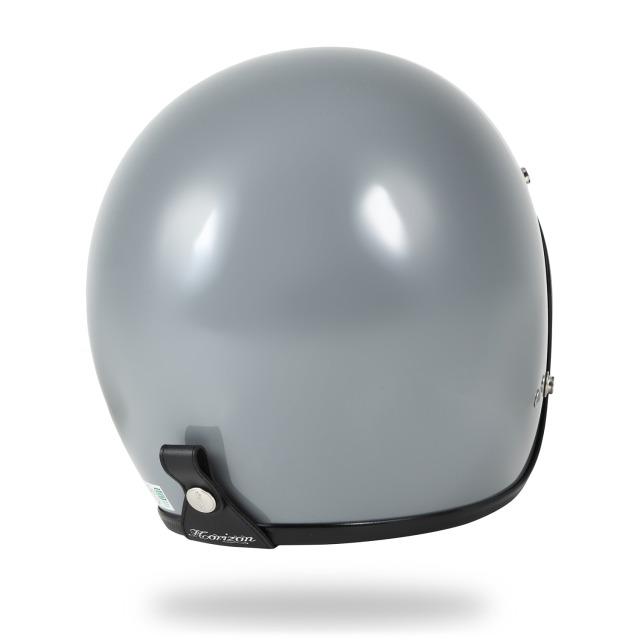 スモールジェット ホライズンヘルメット DELTRON500  GRAY グレー バイクヘルメット｜horizon-helmet｜03