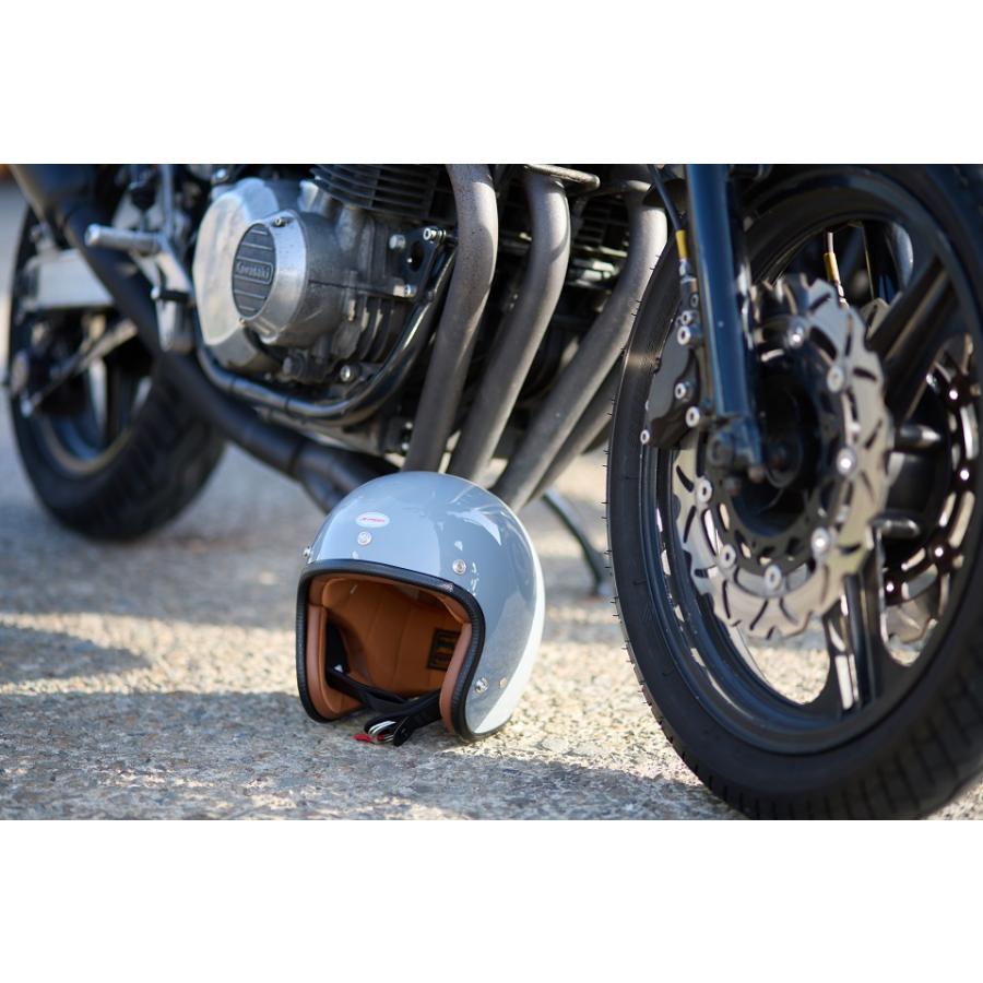 スモールジェット ホライズンヘルメット DELTRON500  GRAY グレー バイクヘルメット｜horizon-helmet｜06