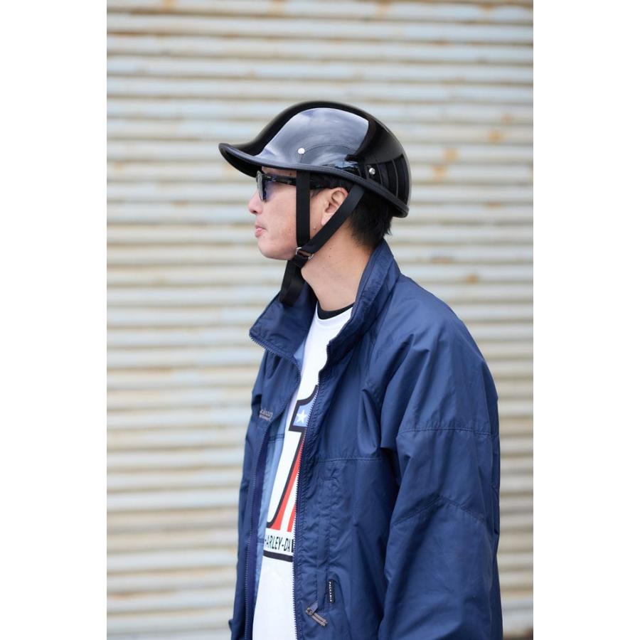 GOOSE TAIL HALF HELMET グーステールハーフヘルメット ブラック