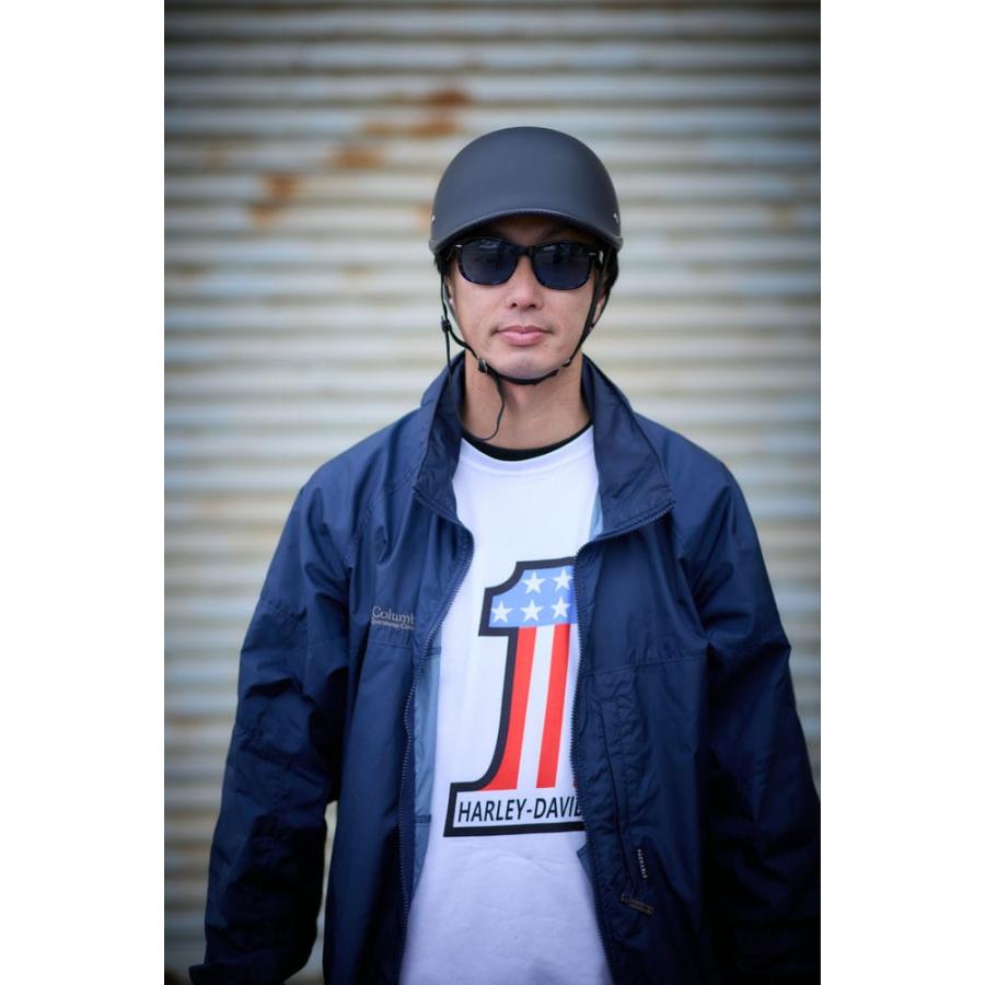 GOOSE TAIL HALF HELMET グーステールハーフヘルメット マットブラック