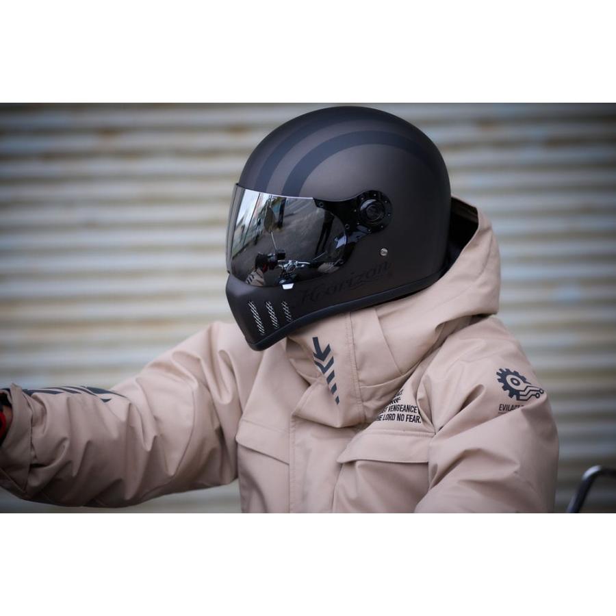 ホライズンヘルメット マスタング JADE XL スモークシールド付き　未使用品 HORIZON HELMETS（ホライズンヘルメット） フルフェイス へルメット