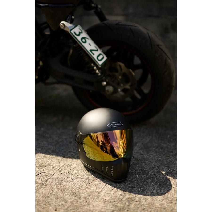 HORIZON JADE ジェイド バイクヘルメットMATTE　BLACK マットブラック｜horizon-helmet｜15