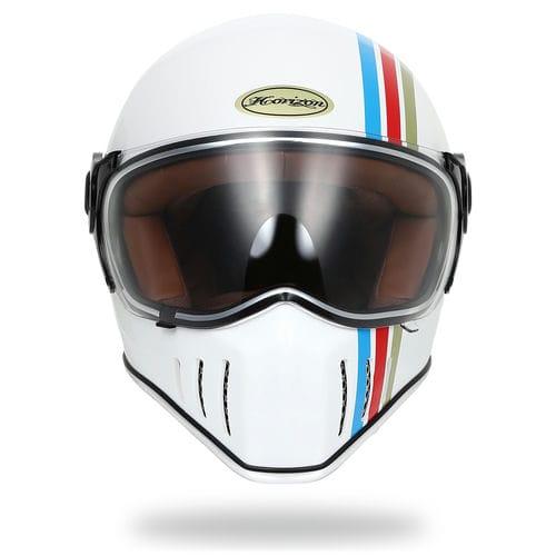 ホライズンヘルメット JADE XL トリコロール HORIZONHELMETS】JADE Tricolor2-white フルフェイス へルメット