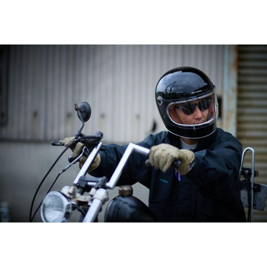 ホライズン　ランプヘルメット HORIZONHELMETS】LAMP マットブラック フルフェイス MATTEBLACK