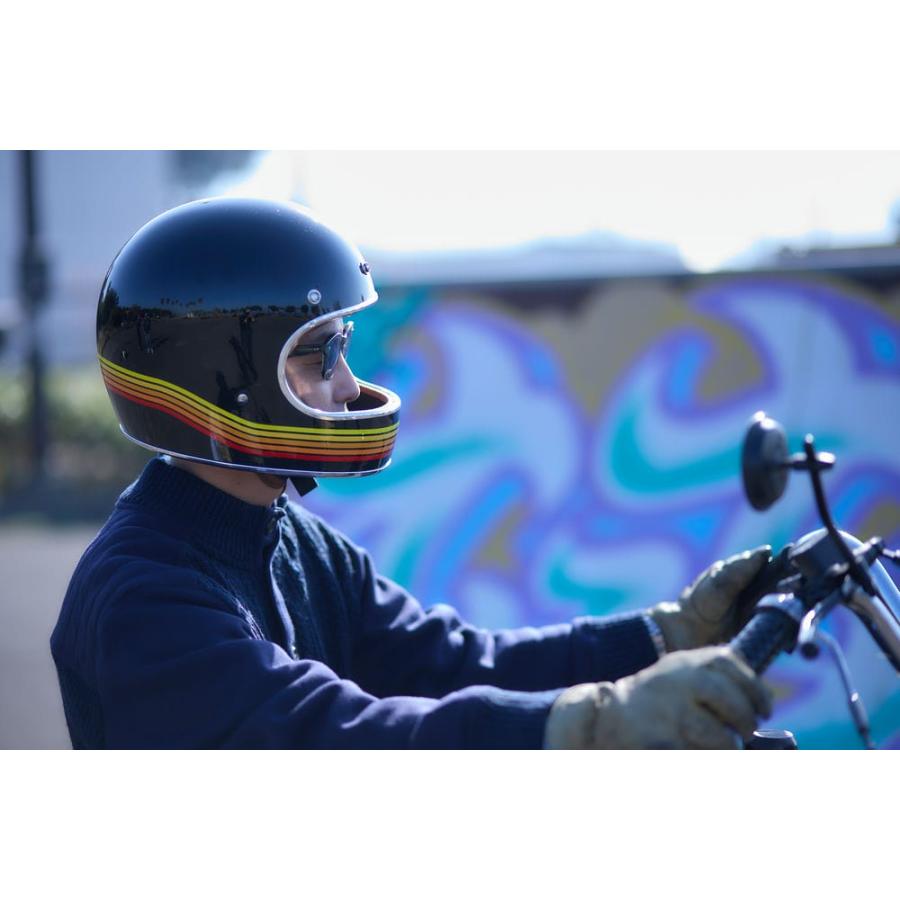 HORIZON HELMETS LAMP BIRD HELMET 5RAINBOW BLACK ランプ HORIZON HELMETS LAMP BIRD HELMET 5RAINBOW BLACK ランプ