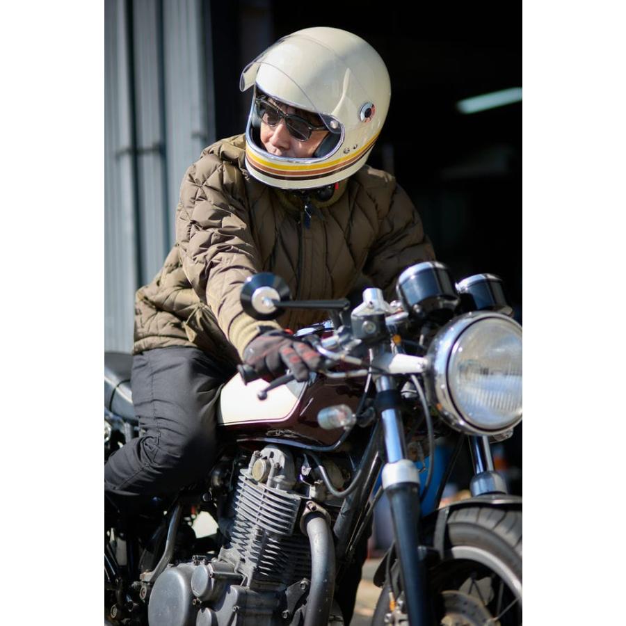 族ヘル レトロヘルメット LAMP HELMET 3RAINBOW IVORY バイクヘルメット｜horizon-helmet｜13