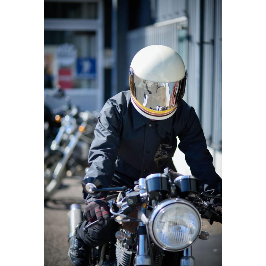 族ヘル レトロヘルメット LAMP HELMET 3RAINBOW IVORY バイクヘルメット｜horizon-helmet｜16