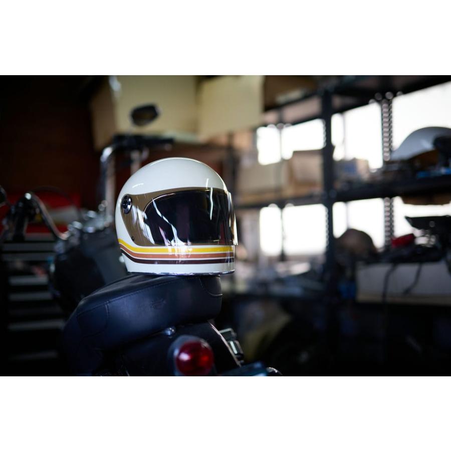 族ヘル レトロヘルメット LAMP HELMET 3RAINBOW IVORY バイクヘルメット｜horizon-helmet｜20