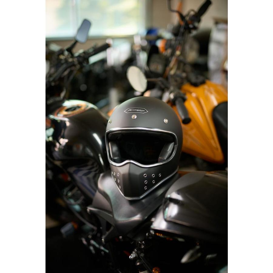 ホライズンヘルメット ビンテージオフロードフルフェイス MX-H4 MATTE BLACK マットブラック｜horizon-helmet｜13