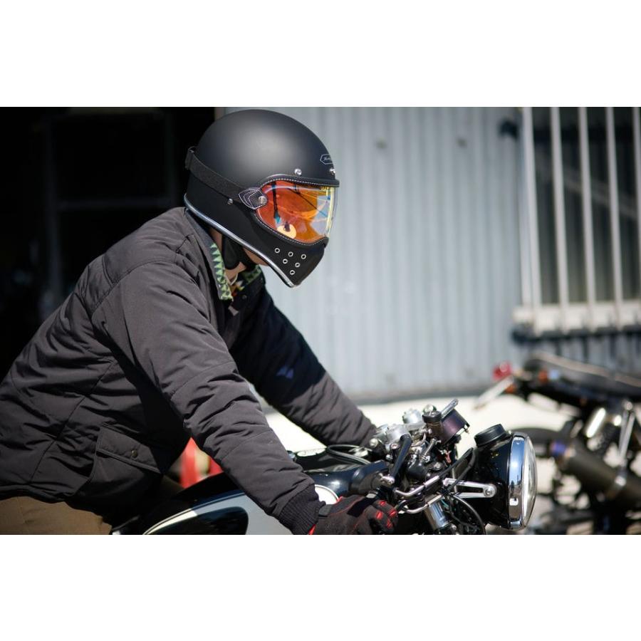 ホライズンヘルメット ビンテージオフロードフルフェイス MX-H4 MATTE BLACK マットブラック｜horizon-helmet｜07