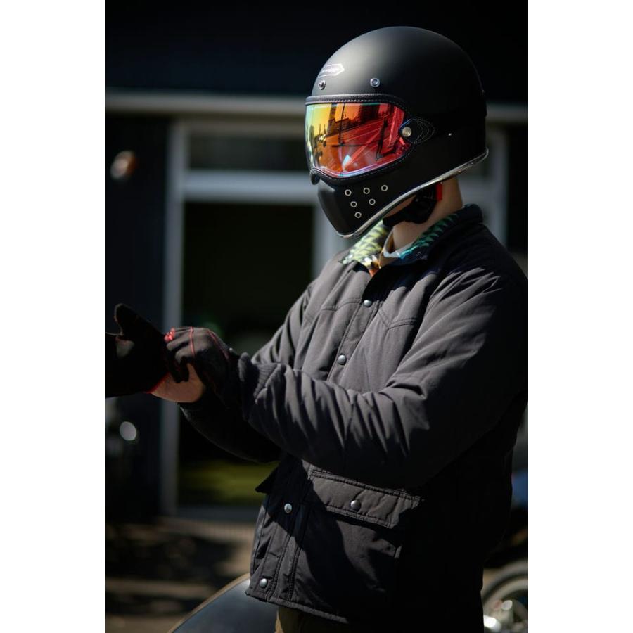 ホライズンヘルメット ビンテージオフロードフルフェイス MX-H4 MATTE BLACK マットブラック｜horizon-helmet｜08