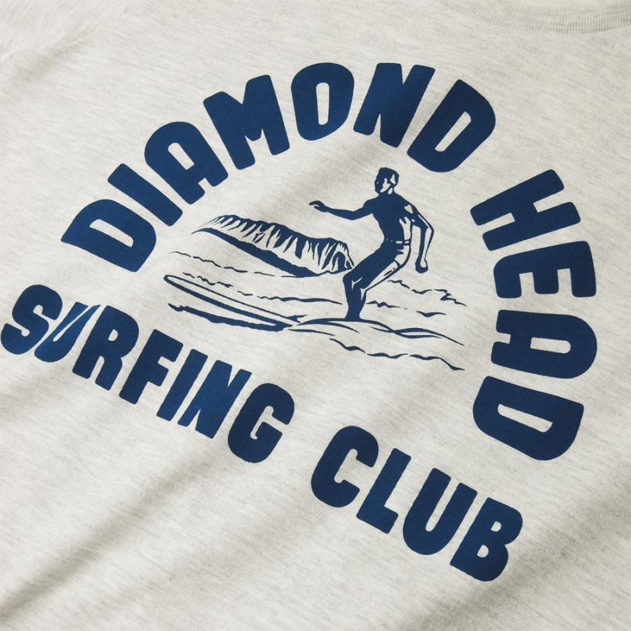Tシャツ DIAMOND HEAD SURF サーフクラブ ヴィンテージ オールドサーフ ハワイ レディース 半袖 HOLIDAZE ホリデイズ｜horizonblue｜03