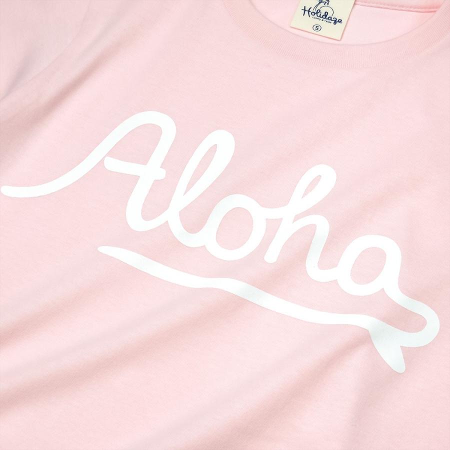 ALOHA アロハ ロゴTシャツ ハワイ フラ ビーチ サーフ ブランド